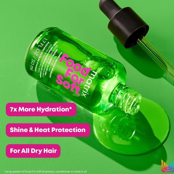 NWT Matrix Food For Soft Multi-Use Hair Oil Serum 1.7 oz - Picture 2 of 5